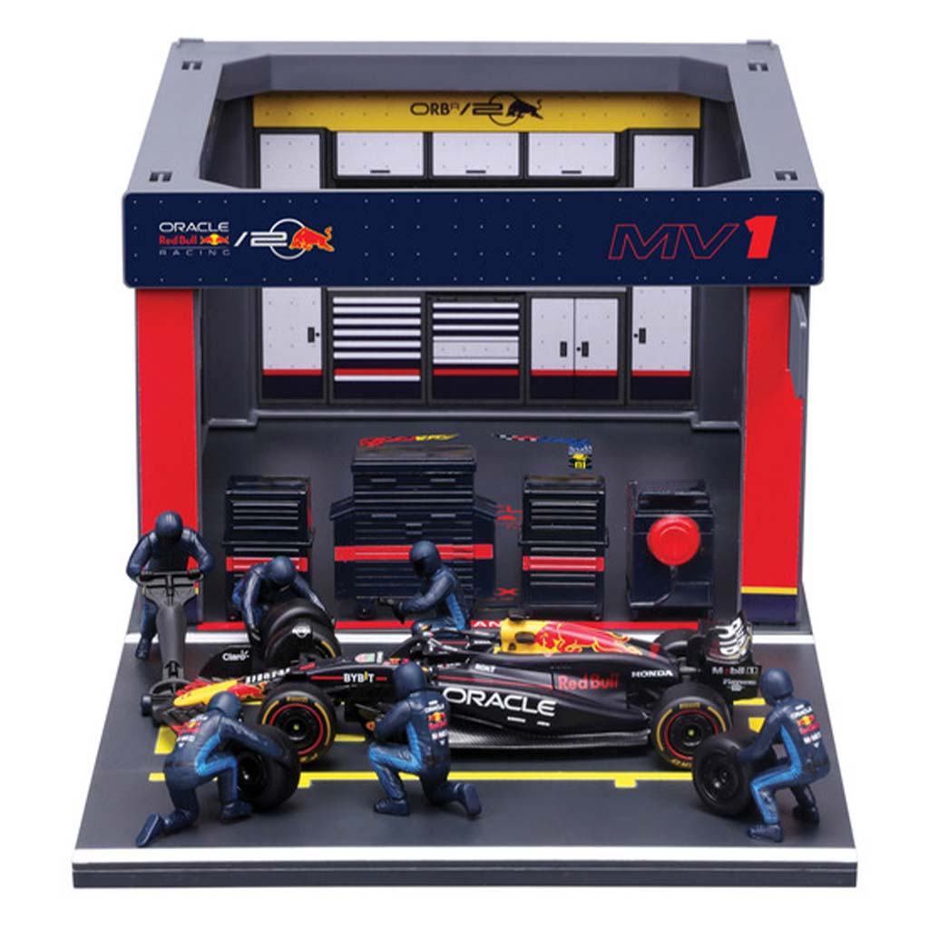 Bburago: F1 pretekárske auto 1/43 - Red Bull RB20 boxová ulička kép 2