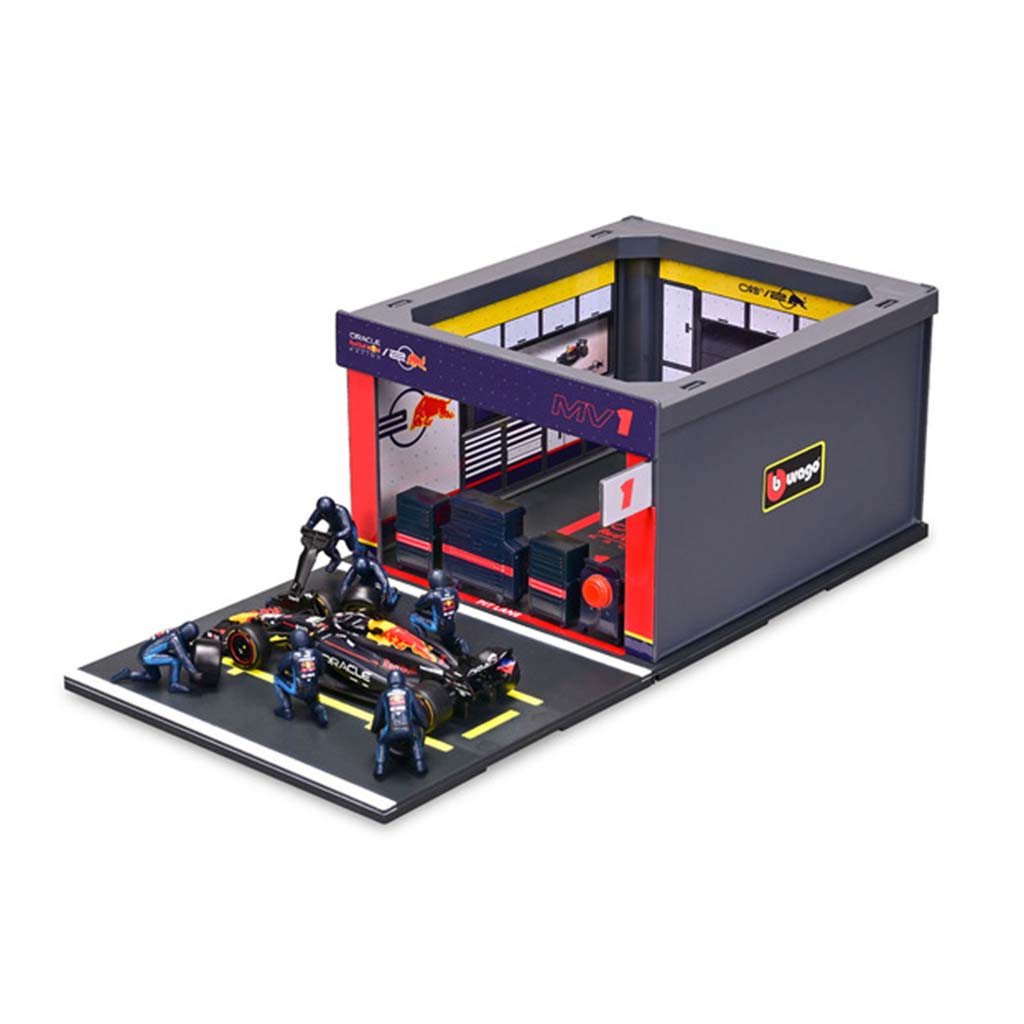 Bburago: F1 pretekárske auto 1/43 - Red Bull RB20 boxová ulička kép 3