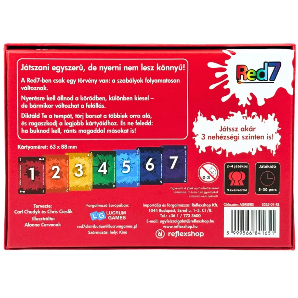 Red7 társasjáték kép 2