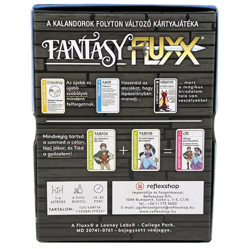Fantasy Fluxx spoločenská hra kép 3