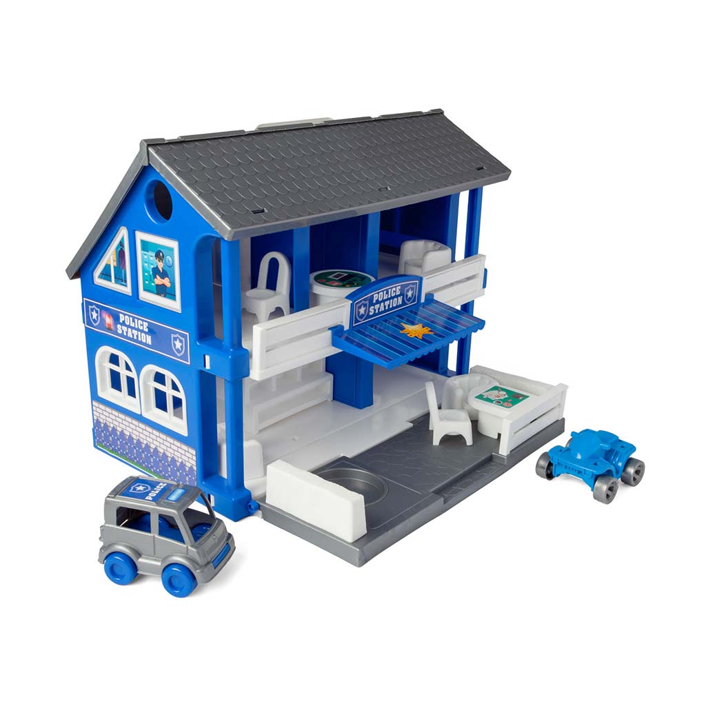 Play House: Policajná herná sada s vozidlami - Wader kép 2