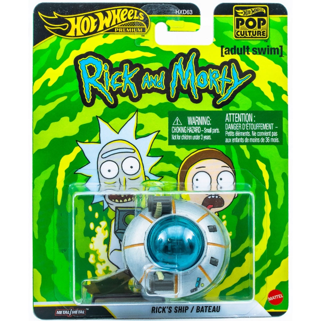 Hot Wheels: séria popkultúry - Rick’s Ship autíčko 1:64 - Mattel