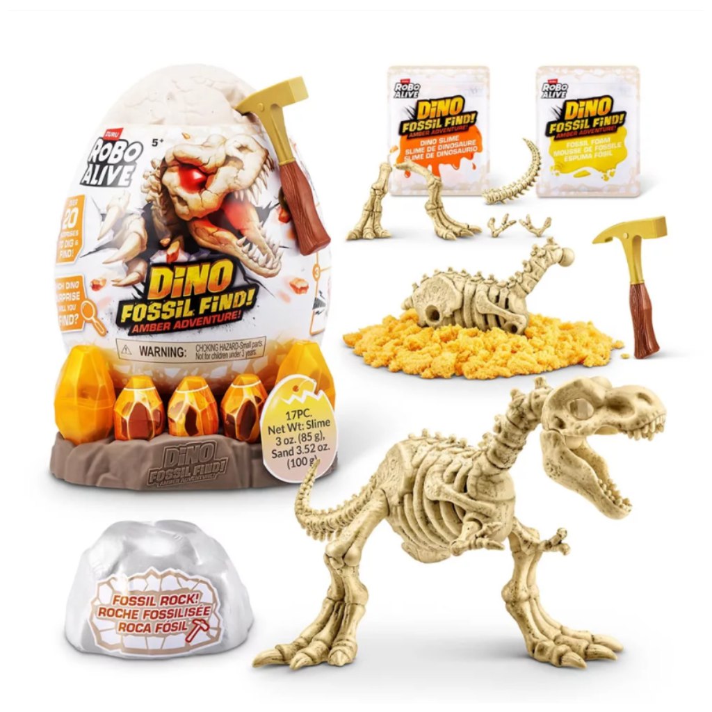 Robo Alive dinosaurus fosília - Jantárové dobrodružstvo prekvapujúca sada