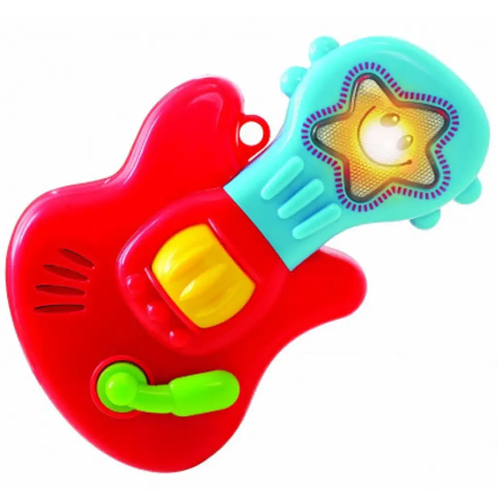 Playgo: Rocksztár bébi elektromos gitár fényekkel és hangokkal kép 2