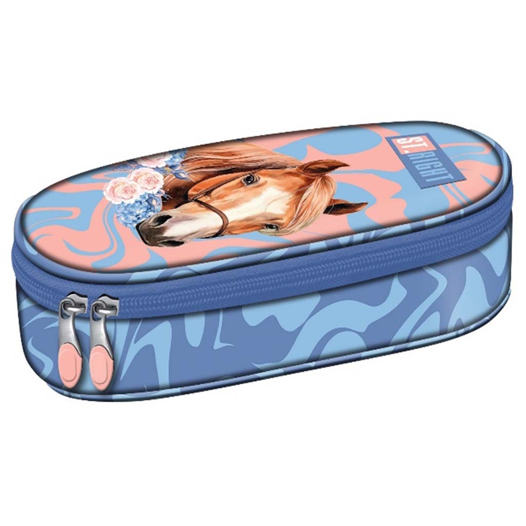 St.Right Romantic Horse oválny peračník 23x9,5x6 cm