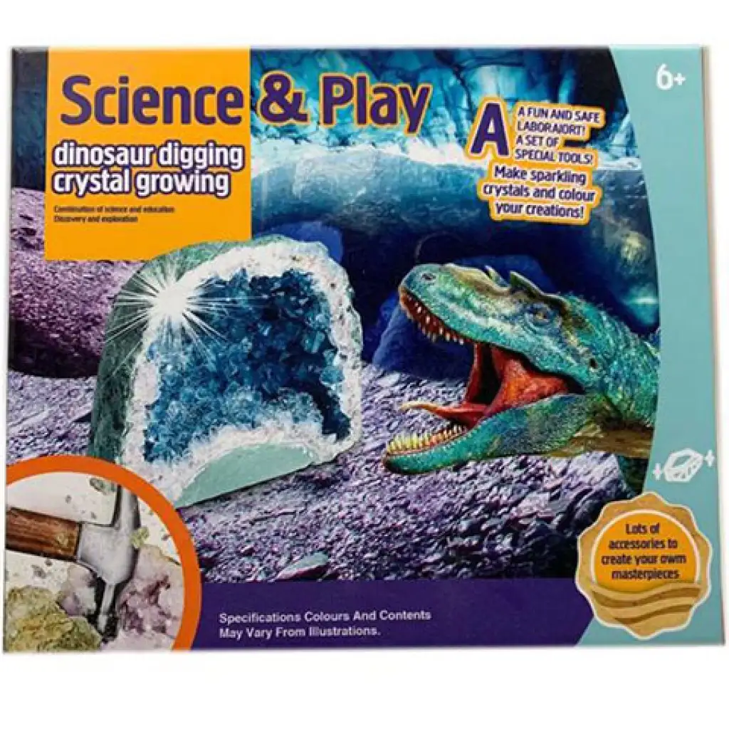 Rozprávkové kryštály: Súprava na pestovanie kryštálov dinosaurov kép 1