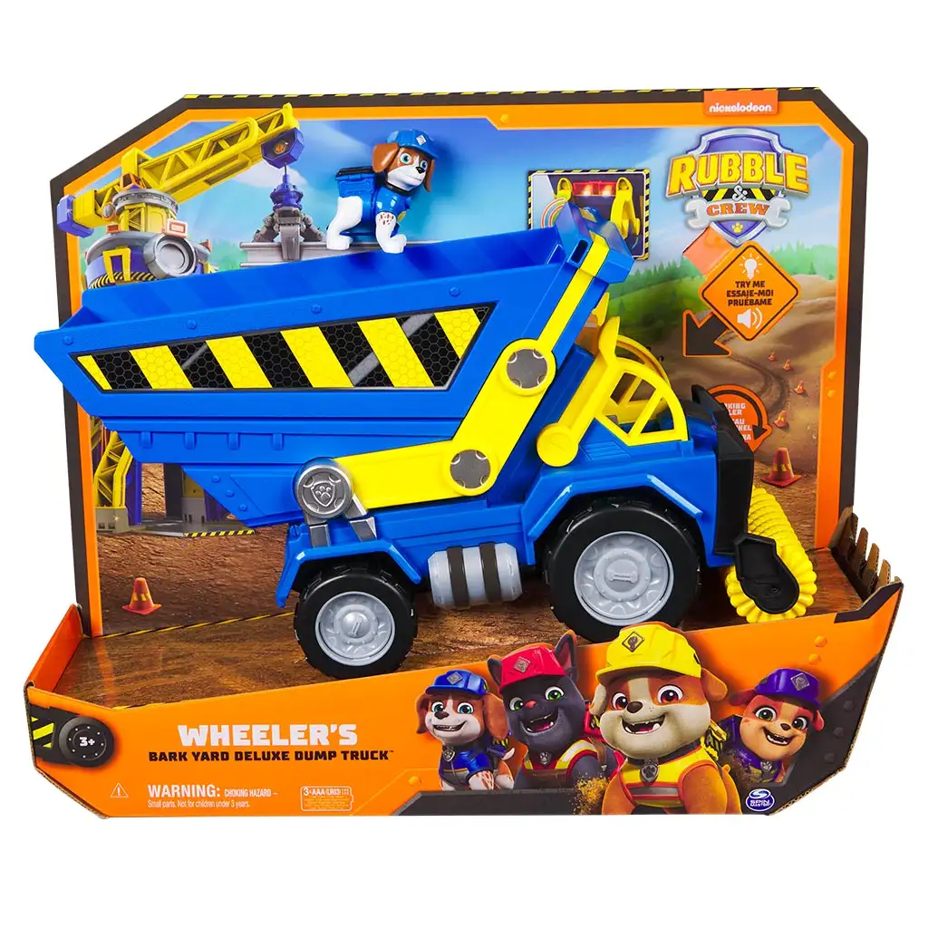 Mancs Őrjárat: Rubble és csapata - Wheeler deluxe dömpere - Spin Master kép 1