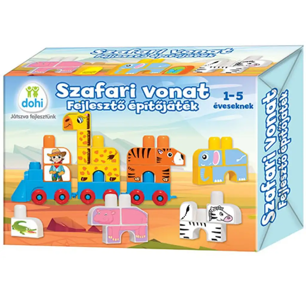 Safari vláčik stavebnica