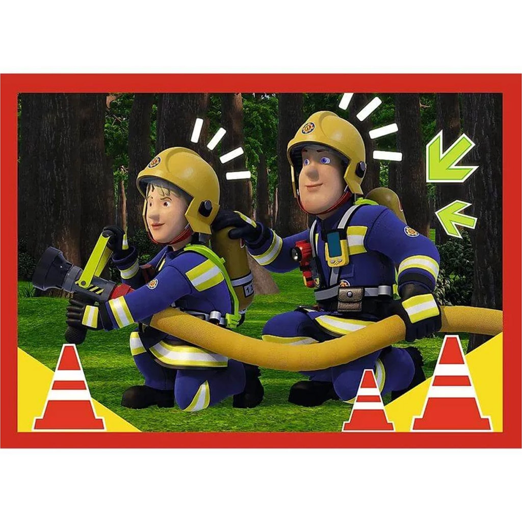 Požiarnik Sam 4 v 1 12-15-20-24 kusový puzzle - Trefl kép 4
