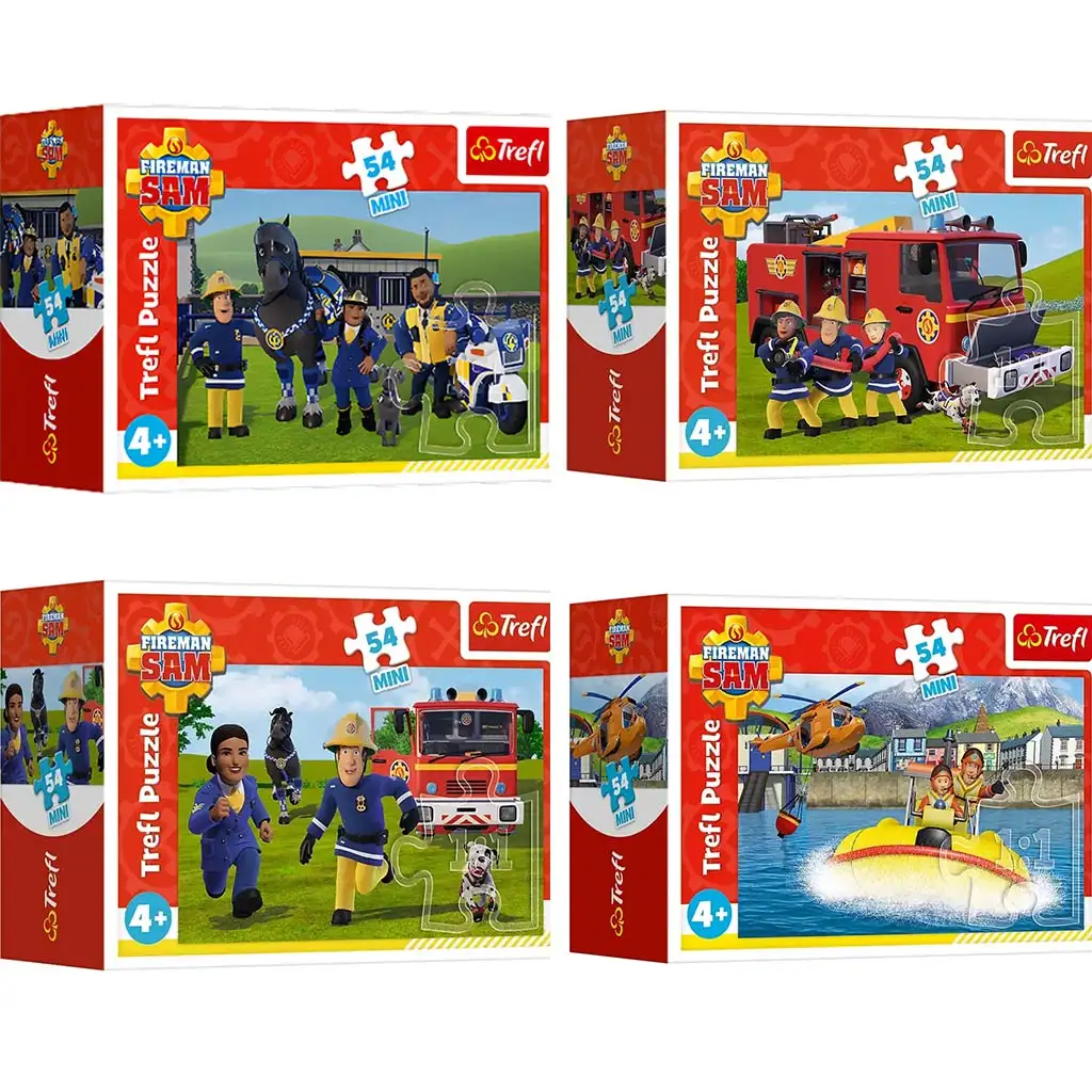 Sam hasič v pohotovosti 54-dielne mini puzzle v rôznych variantoch - Trefl