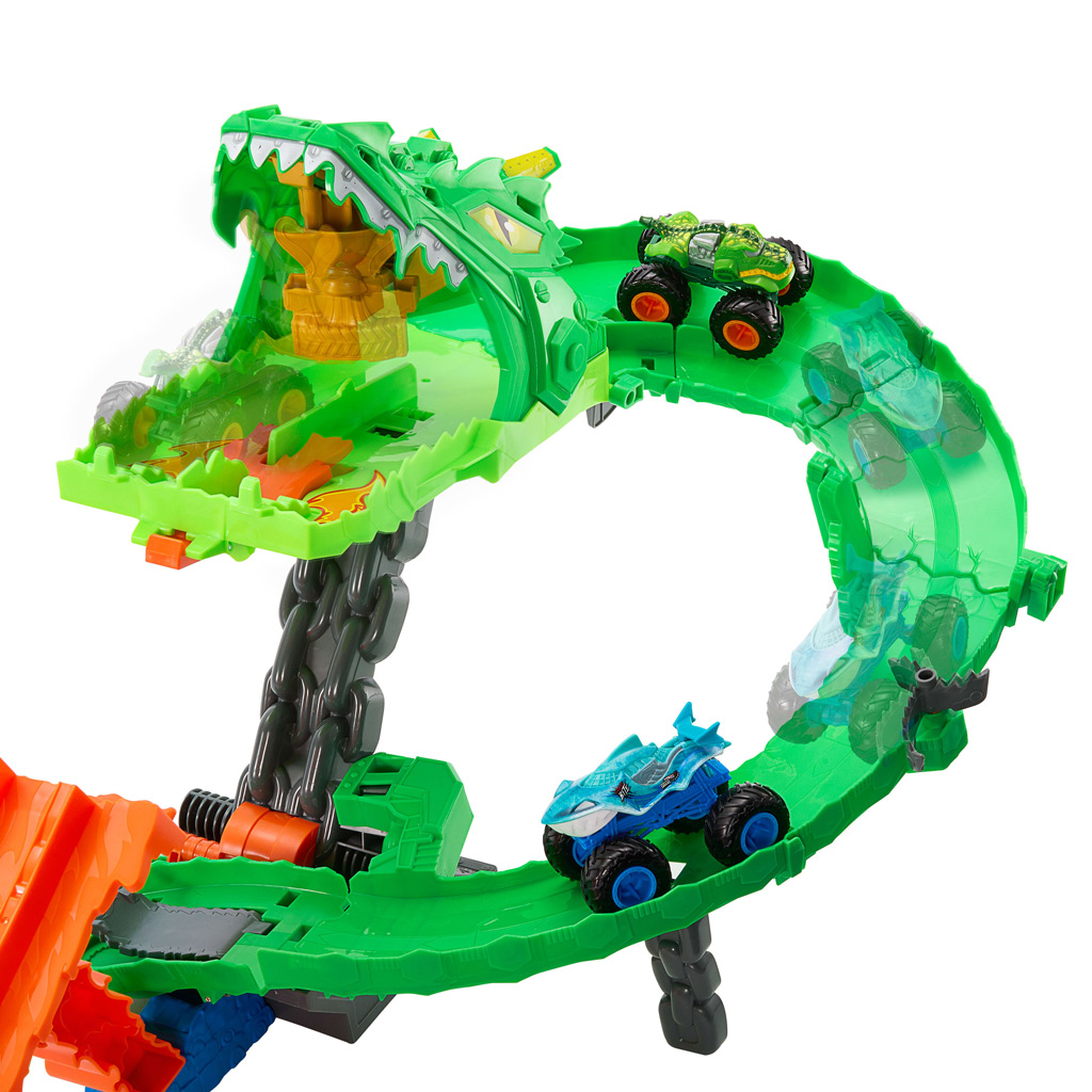 Hot Wheels Monster Trucks: Dráčiková závodná dráha - Mattel kép 3