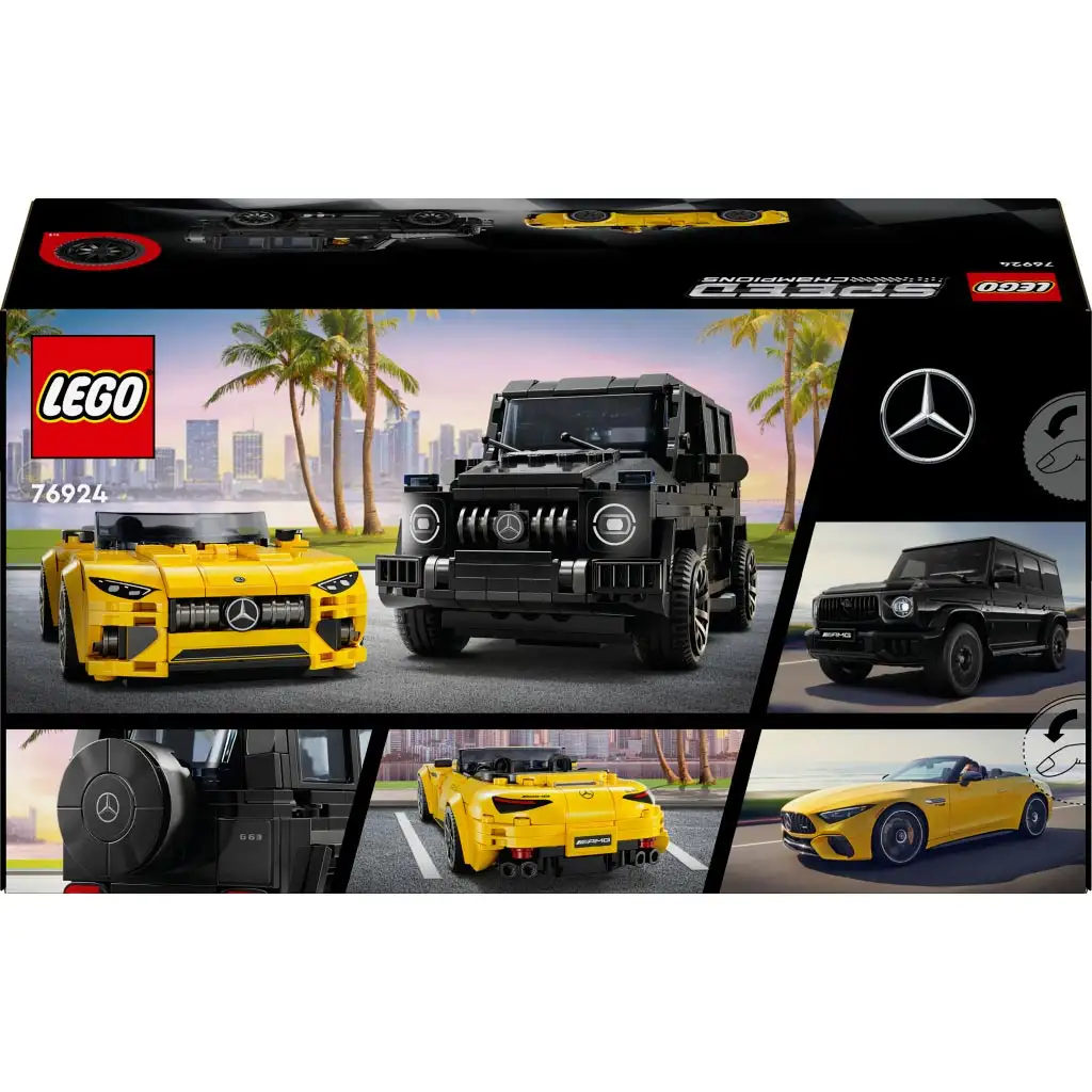 LEGO® Speed Champions: Mercedes-AMG G 63 a Mercedes-AMG SL 63 (76924) kép 2