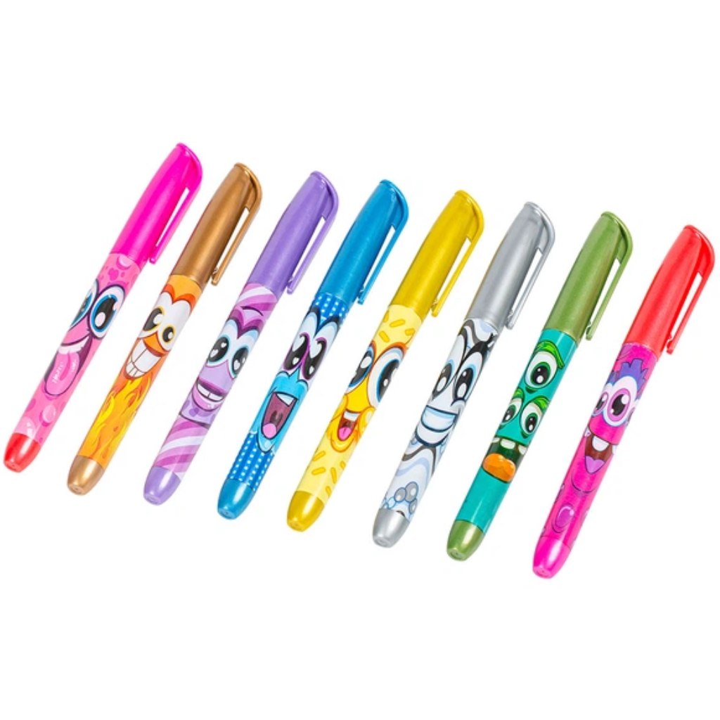 Scentos sada 8 voňavých fixiek s metalickým leskom kép 2