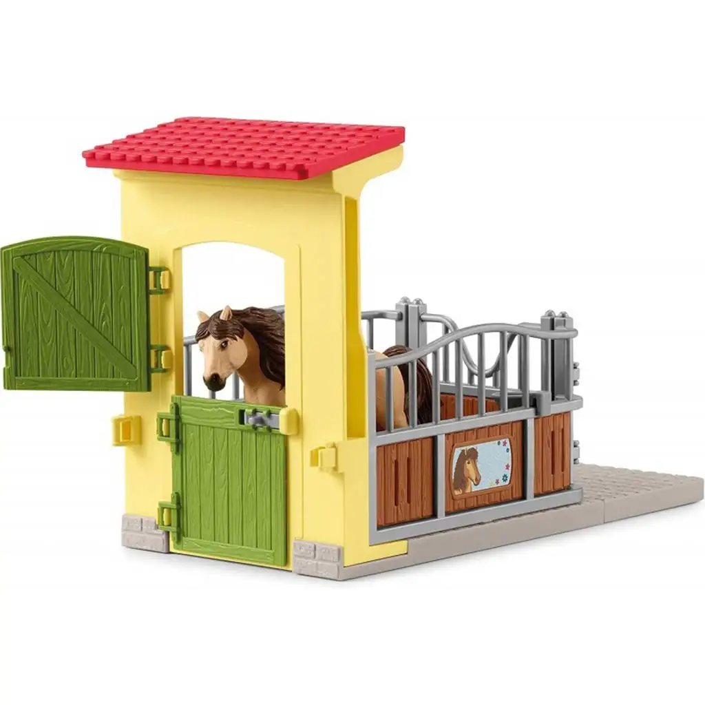Schleich: Farm World - Box pre poníky Islandský poník žrebec set (42609) kép 4