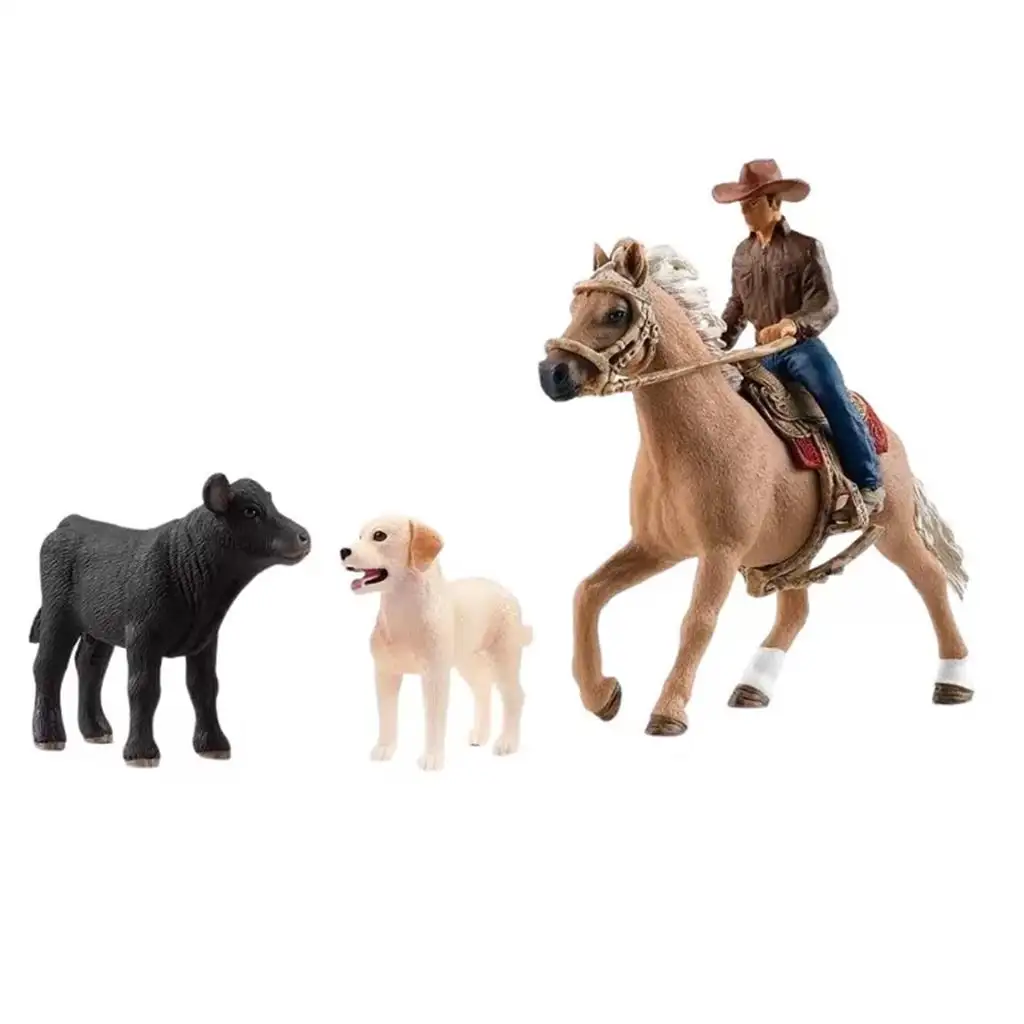 Schleich: Farm World - Westernová jazdecká súprava (42578) kép 2