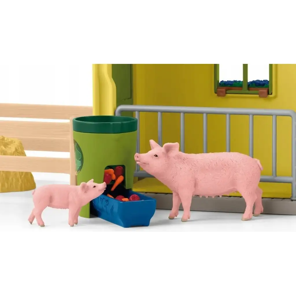 Schleich: Farm World - Veľká farma so zvieratami (42605) kép 3