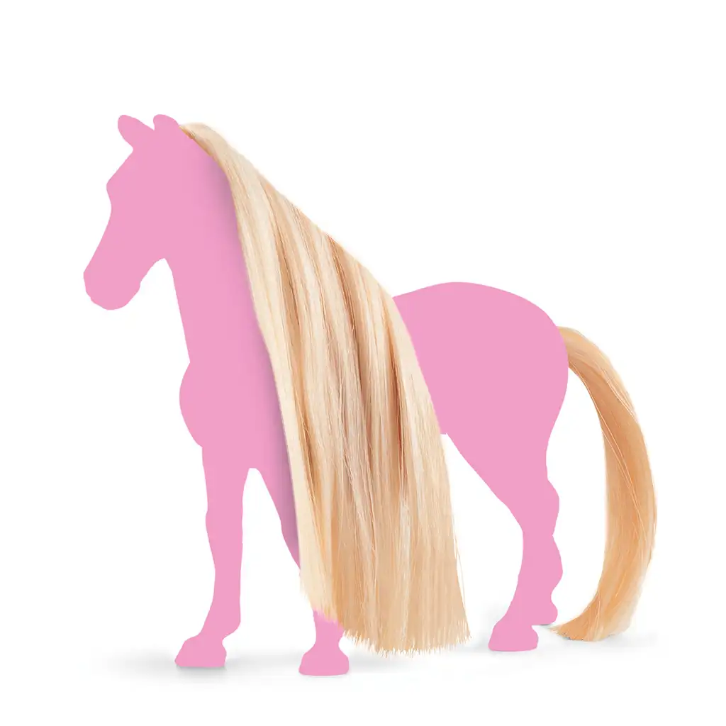Schleich Horse Club: Sofia's Beauties - Szőke sörény és farok kiegészítő szett (42650) kép 2