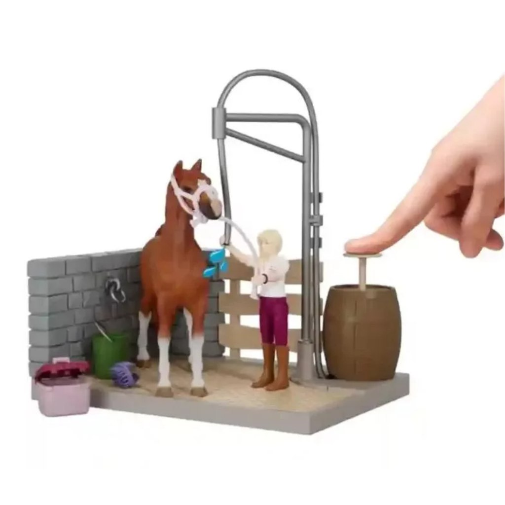 Schleich: Horse Club - umývárňa koní Sofie (42792) kép 2