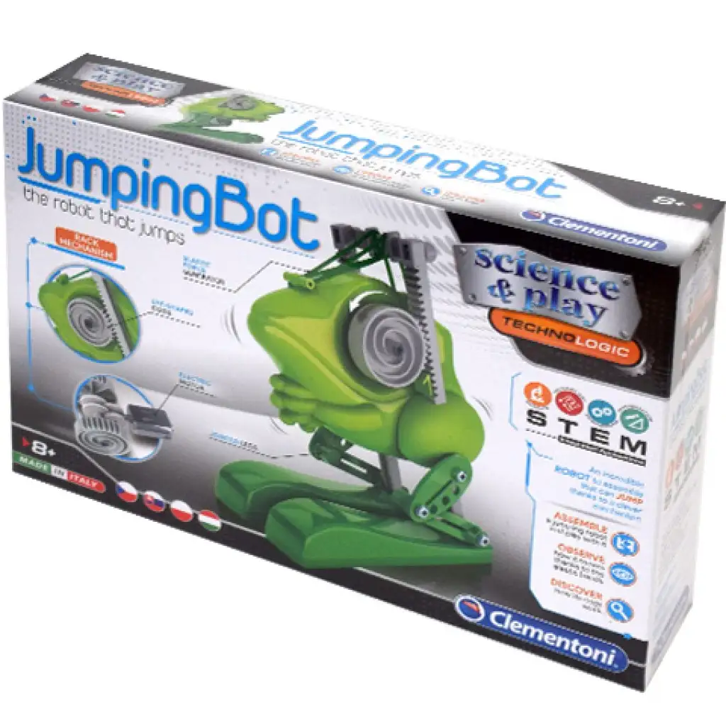 Science & Play: JumpingBot robotfigúrka - Clementoni