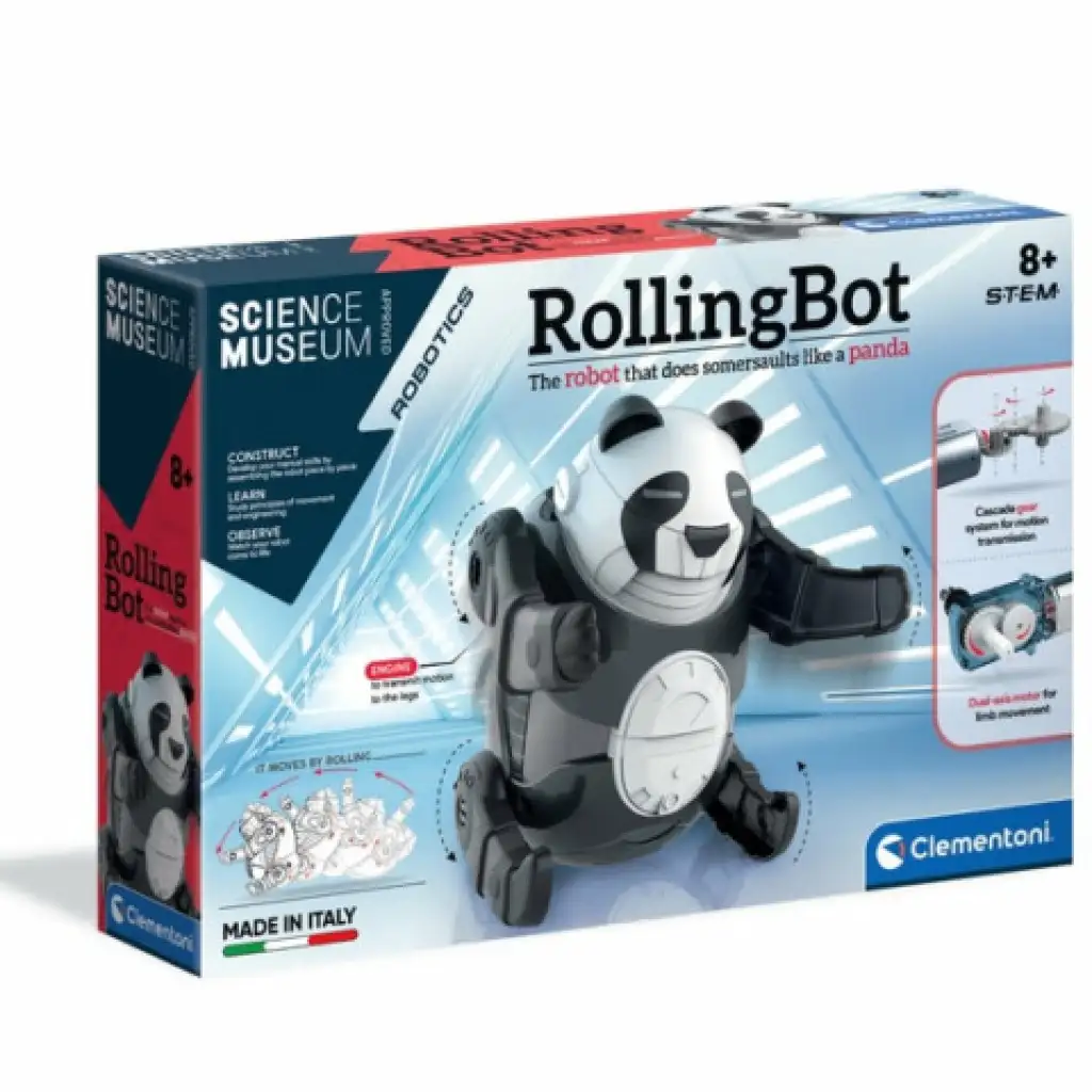Science & Play: Rolling panda palica, hrací set - Clementoni