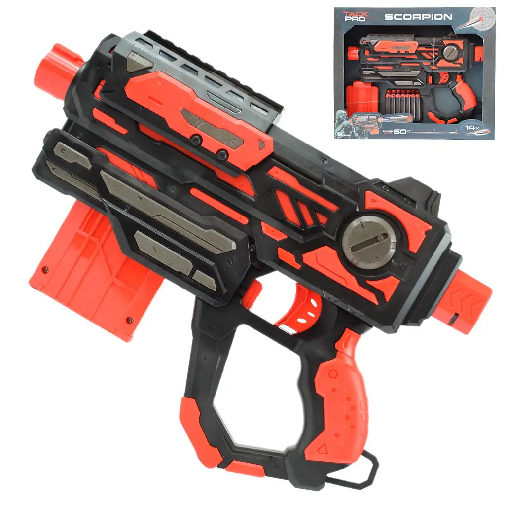 Scorpion Tack Pro: Zbraň so špongiovými nábojmi s 18 m dostrelom
