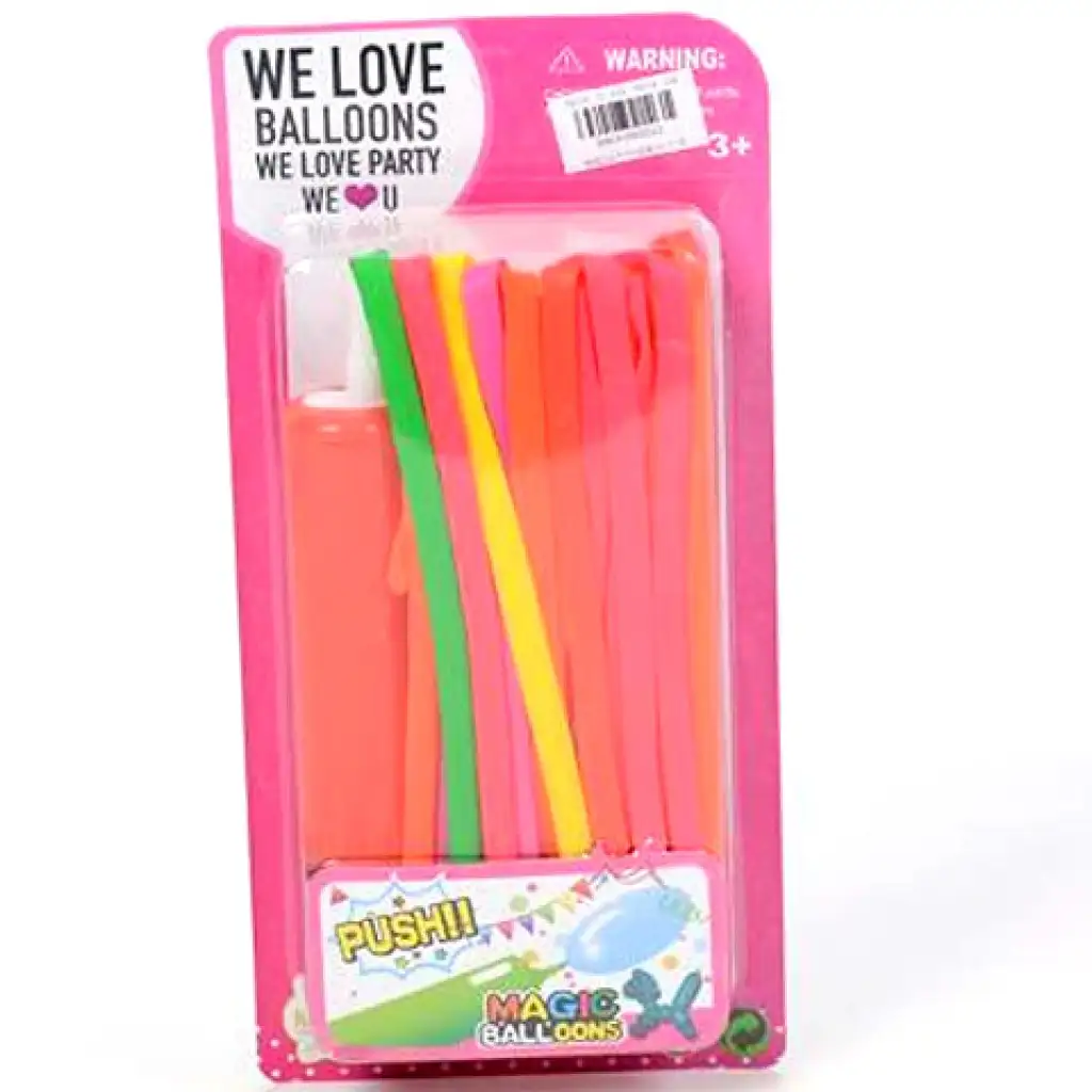 Set balónov s pumpou 20 ks