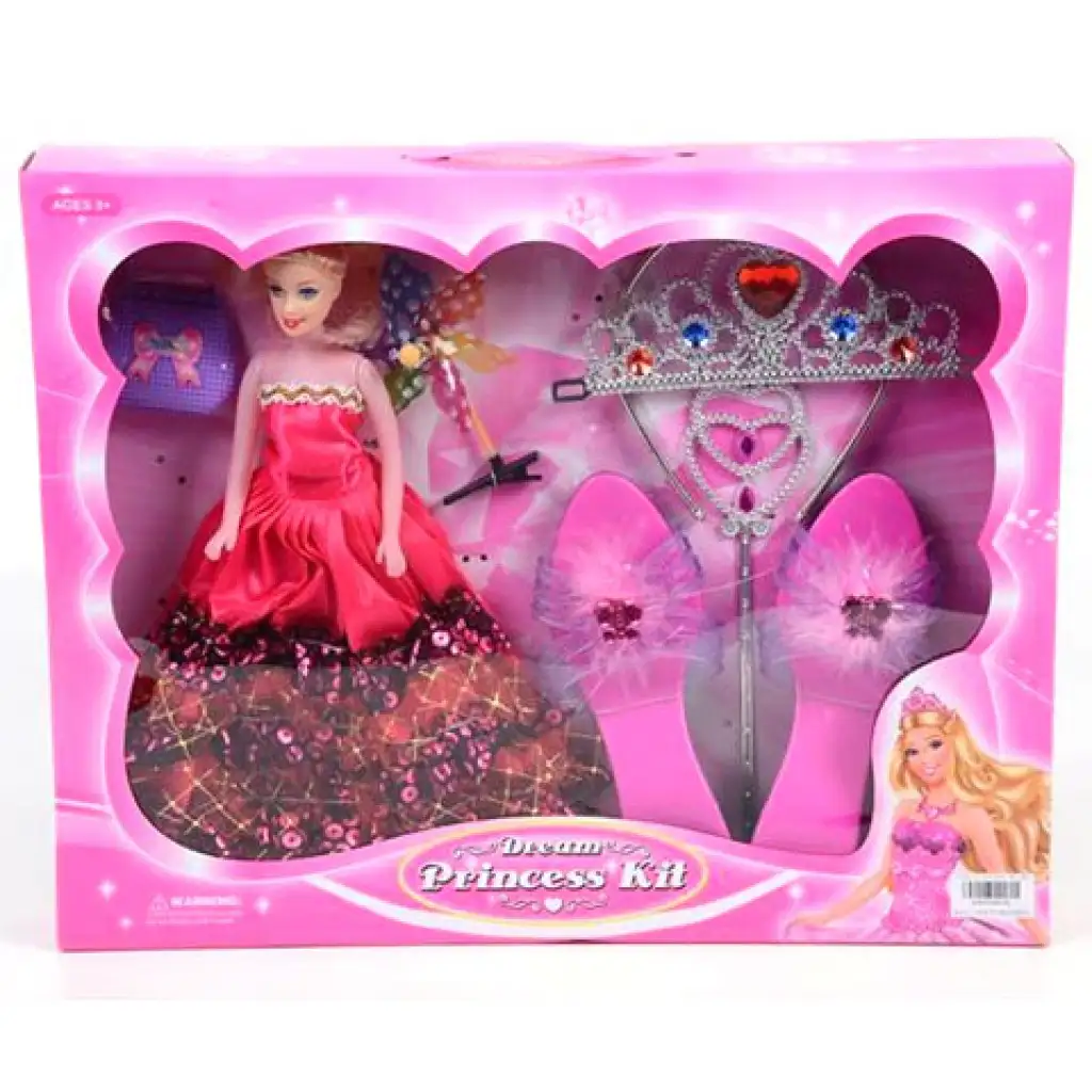 Set krásy s bábikou a príslušenstvom