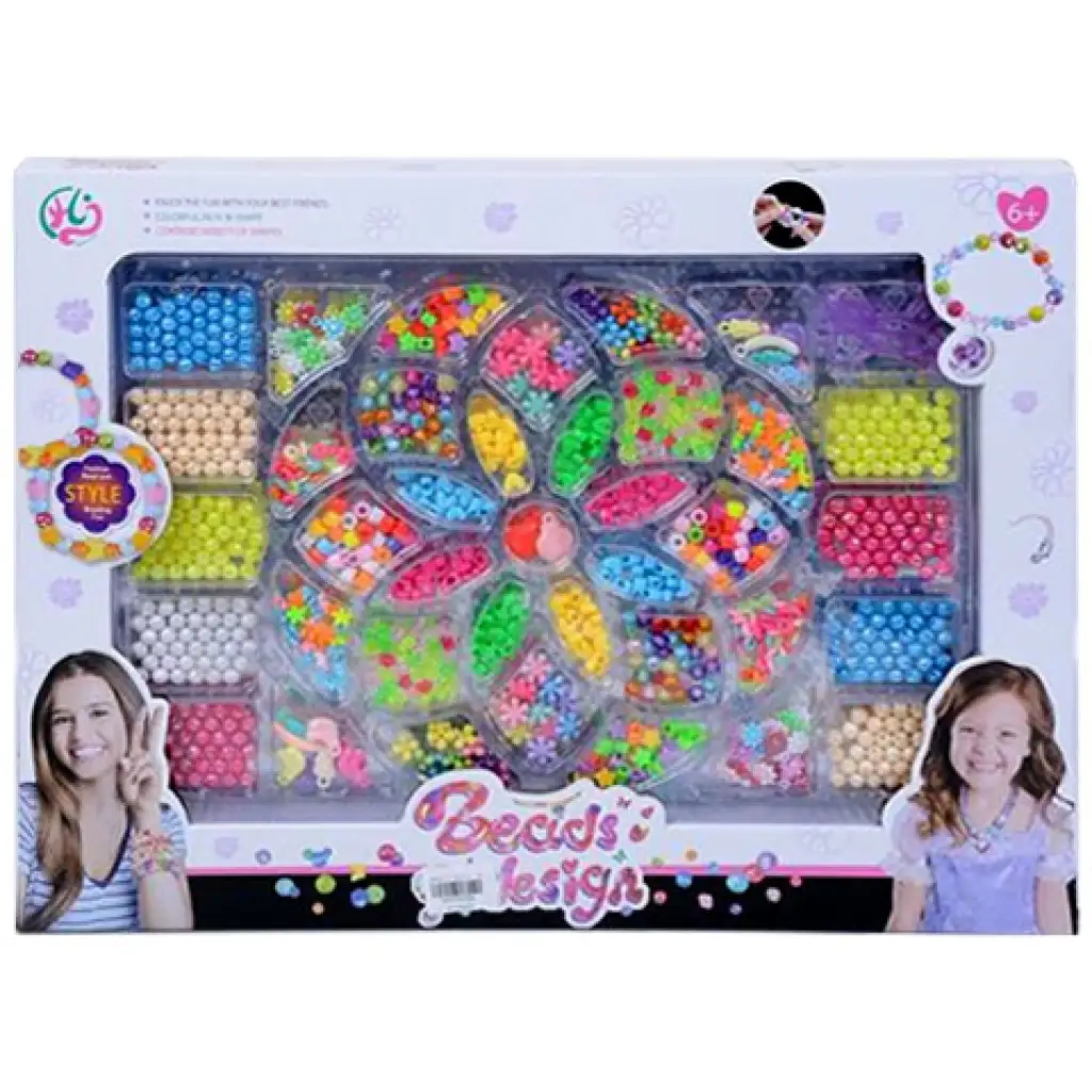 Set na výrobu šperkov s farebnými perličkami
