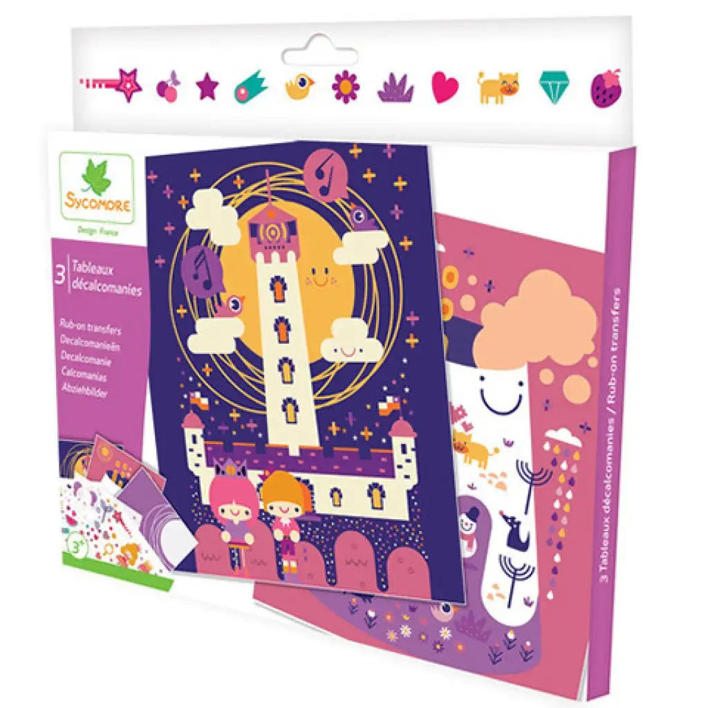 Set nálepiek na výrobu obrazov - Rozprávky