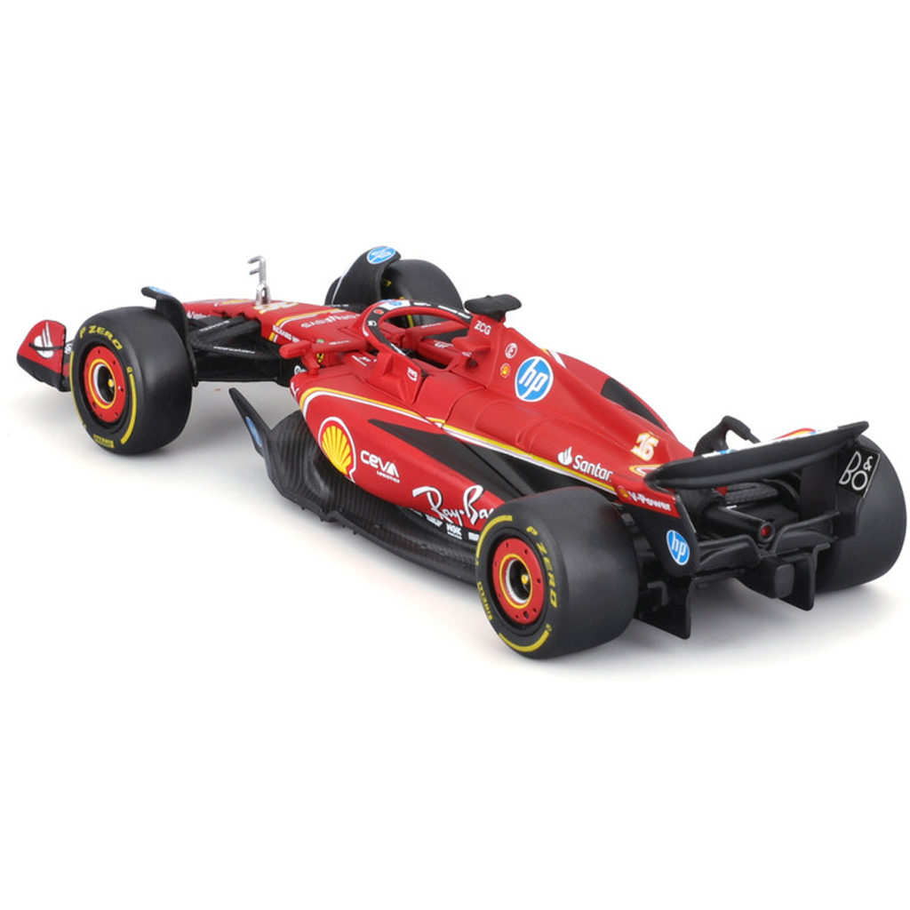 Bburago: Ferrari SF24 F1 pretekárske auto kovový model auta 1/43 kép 2