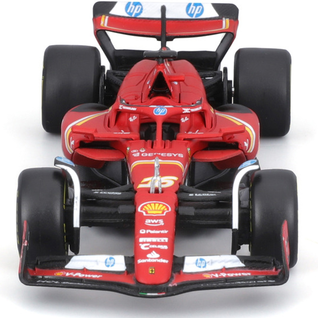Bburago: Ferrari SF24 F1 pretekárske auto kovový model auta 1/43 kép 3