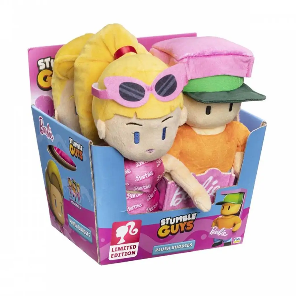 Stumble Guys x Barbie plüss figura 20cm-es többféle változatban kép 1