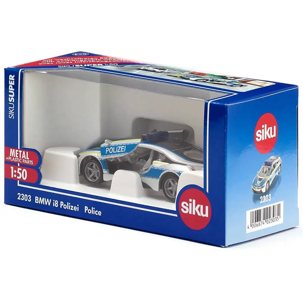 SIKU BMW i8 Police policajné autíčko 1/50 kép 5