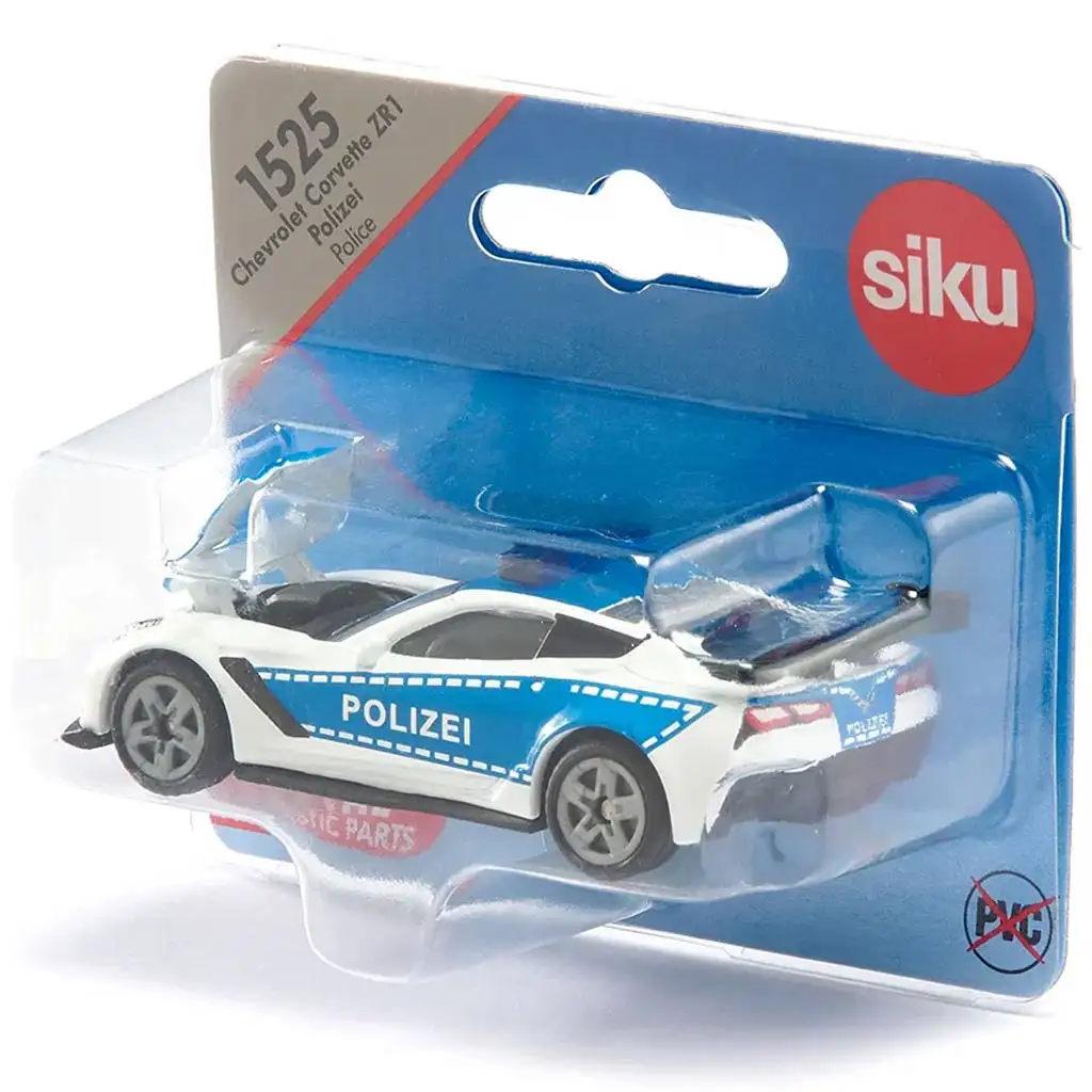 SIKU Chevrolet Corvette ZR1 policajné autíčko 1/64 kép 5