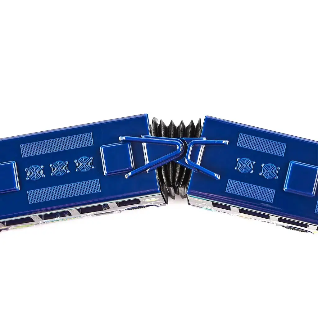 SIKU Modrá mestská kĺbová autobus 1/55 kép 3