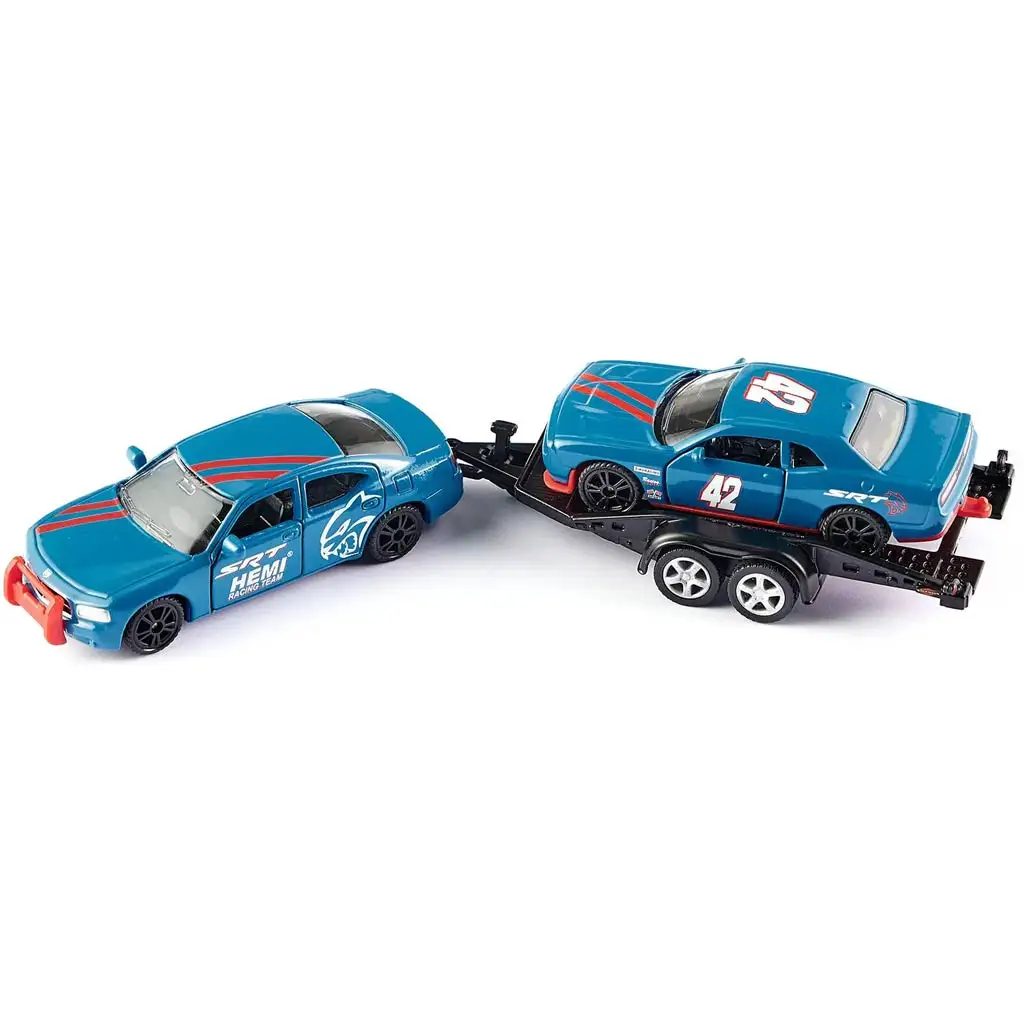 SIKU Dodge Charger + Dodge Challenger SRT Racing malá autíčka dvojdielna sada 1/55 kép 2