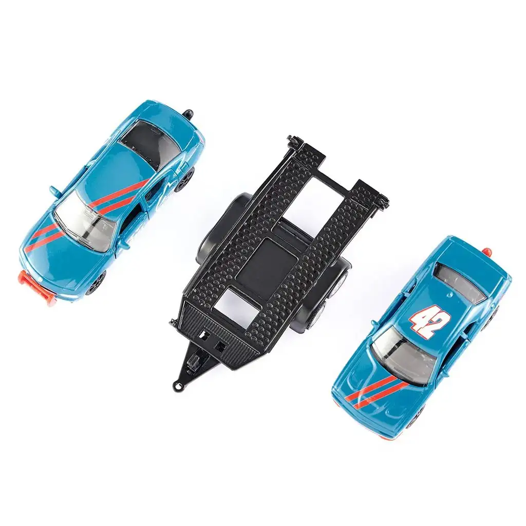SIKU Dodge Charger + Dodge Challenger SRT Racing malá autíčka dvojdielna sada 1/55 kép 3