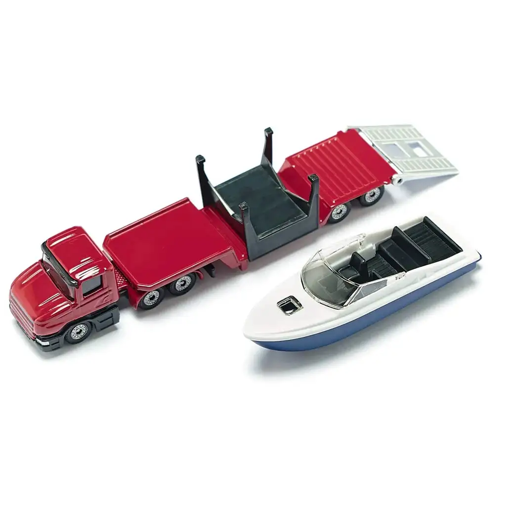 SIKU Kamión s motorovým člnom hracia súprava 1/87 kép 3