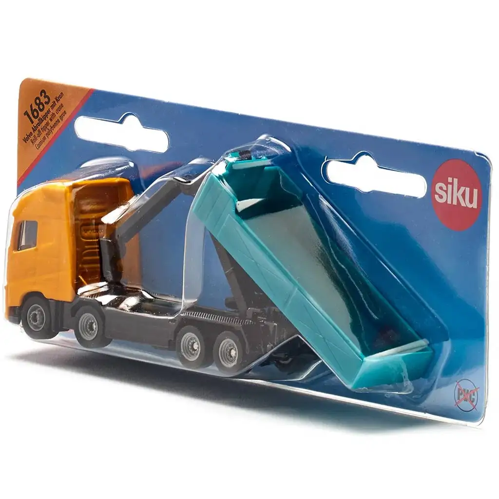 SIKU Volvo sklápač s žeriavom 1/87 kép 3