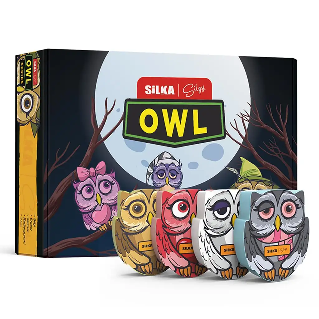 Nebulo: Silka guma - sova vzor 1ks