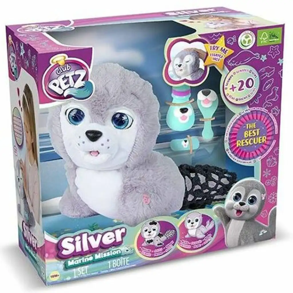 Silver interaktív bébi fóka plüss kép 1