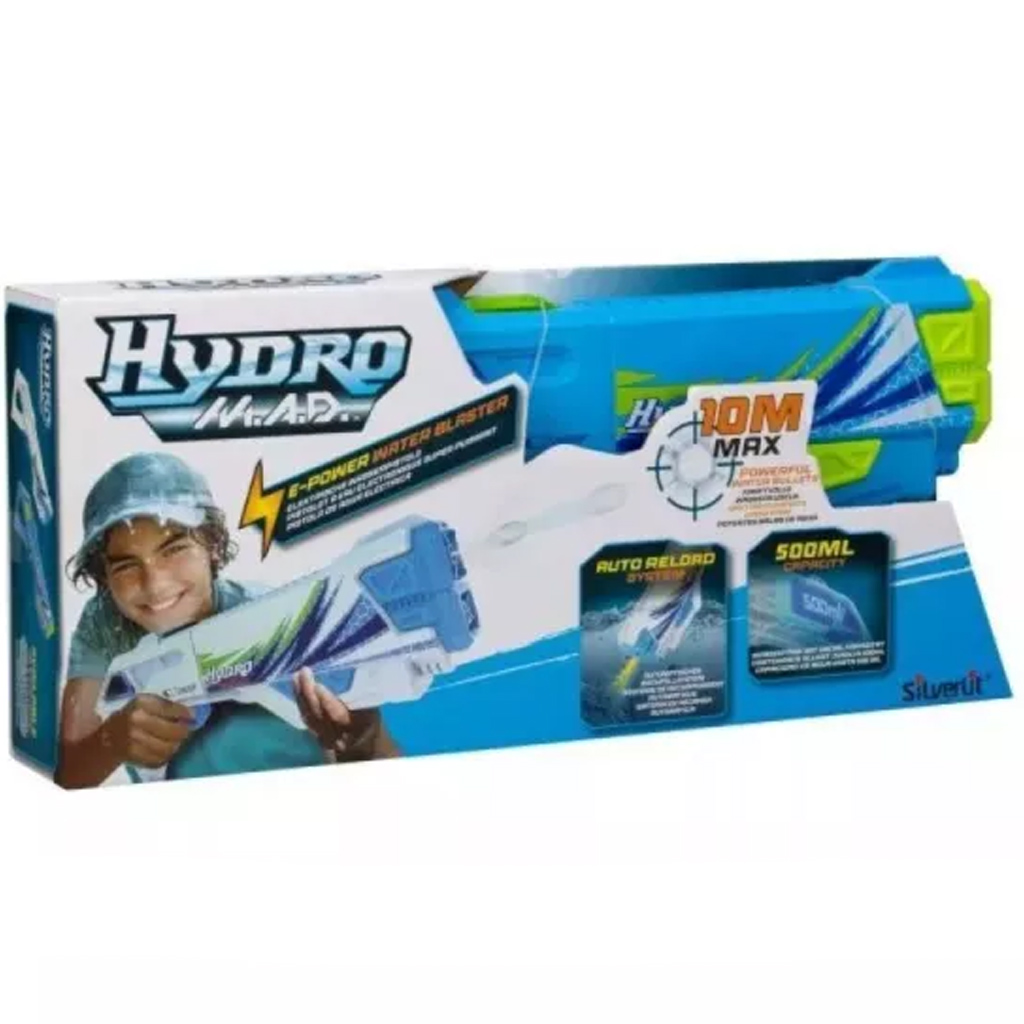 Silverlit: Hydro M.A.D elektrická vodná pištoľ - modrá