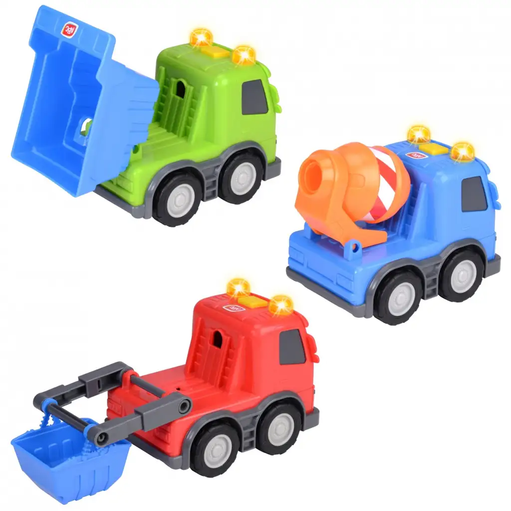 ABC Volvo nákladné autá mestské pracovné stroje v rôznych variantoch 13 cm - Simba Toys kép 3