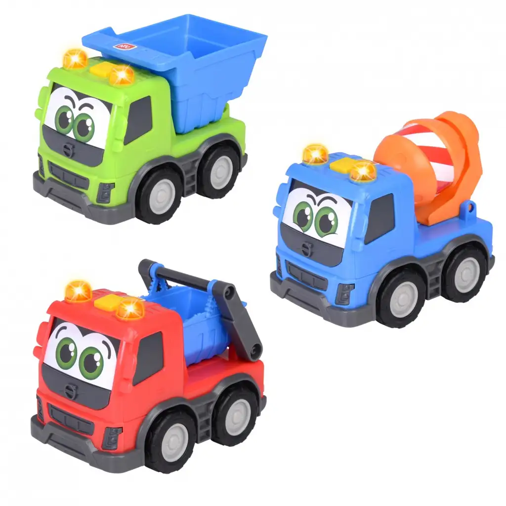 ABC Volvo nákladné autá mestské pracovné stroje v rôznych variantoch 13 cm - Simba Toys kép 2