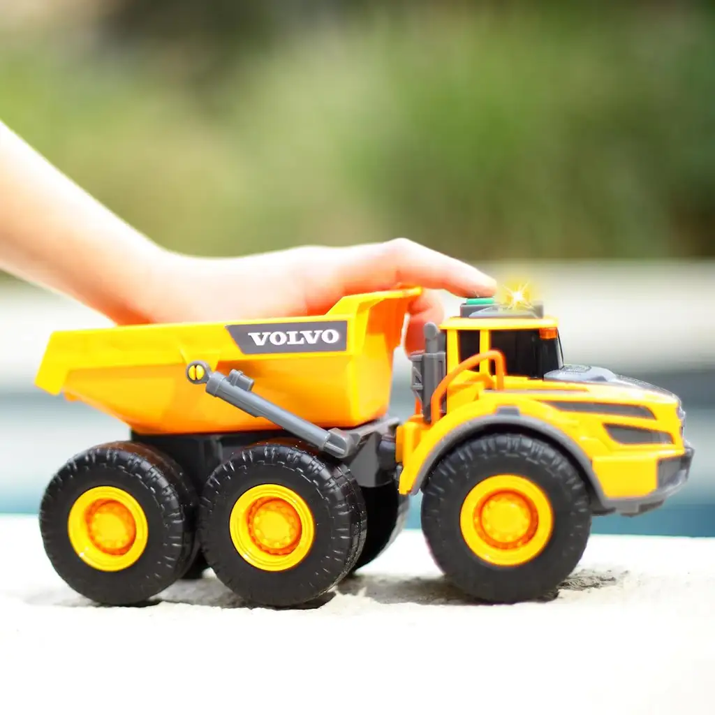 Volvo dömper fény és hang effektekkel 23cm - Dickie Toys kép 6