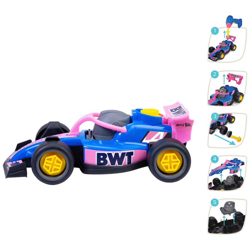 ABC szerelhető BWT Alpine Formula 1 versenyautót - Dicke Toys kép 2