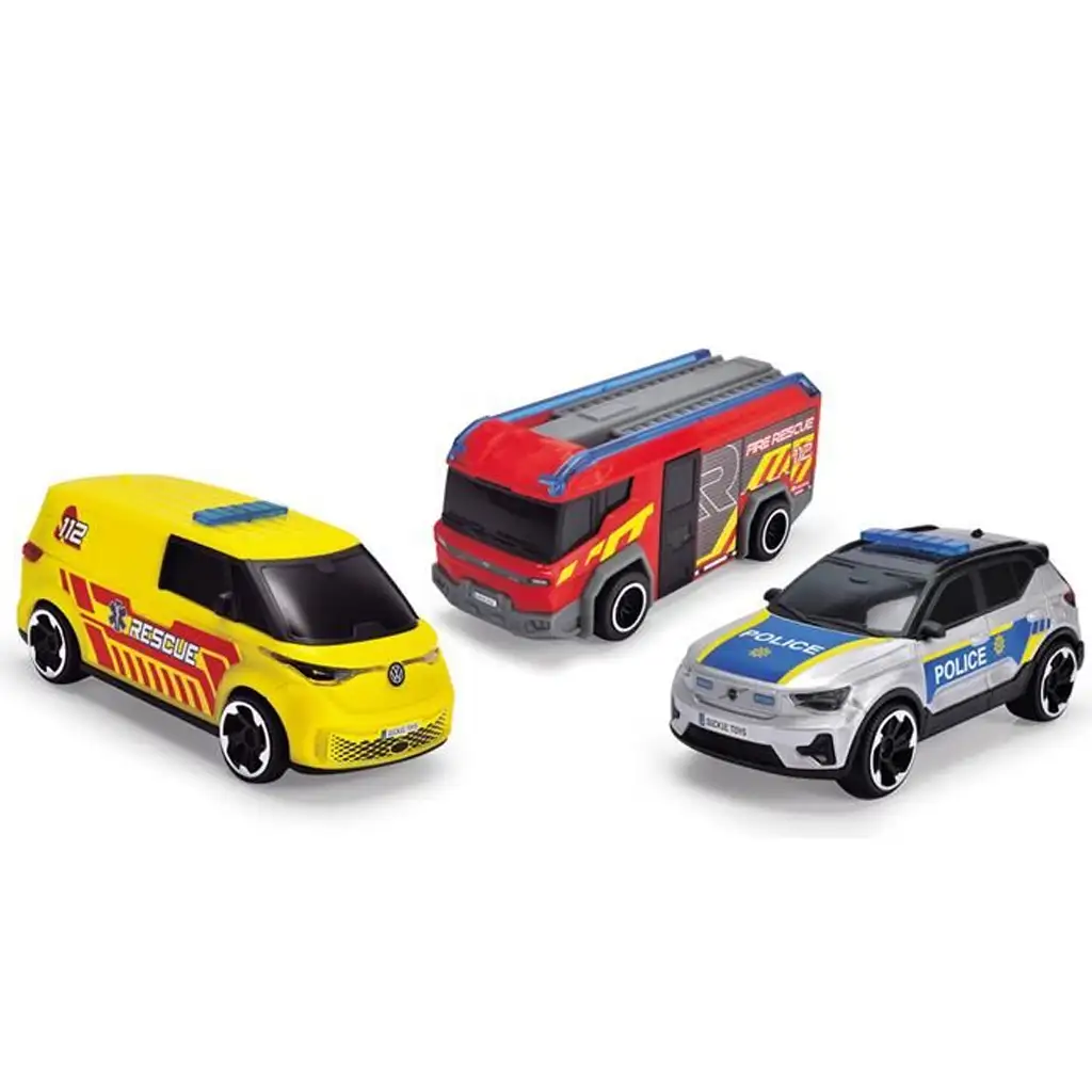 Súprava 3 núdzových vozidiel - Dickie Toys kép 2