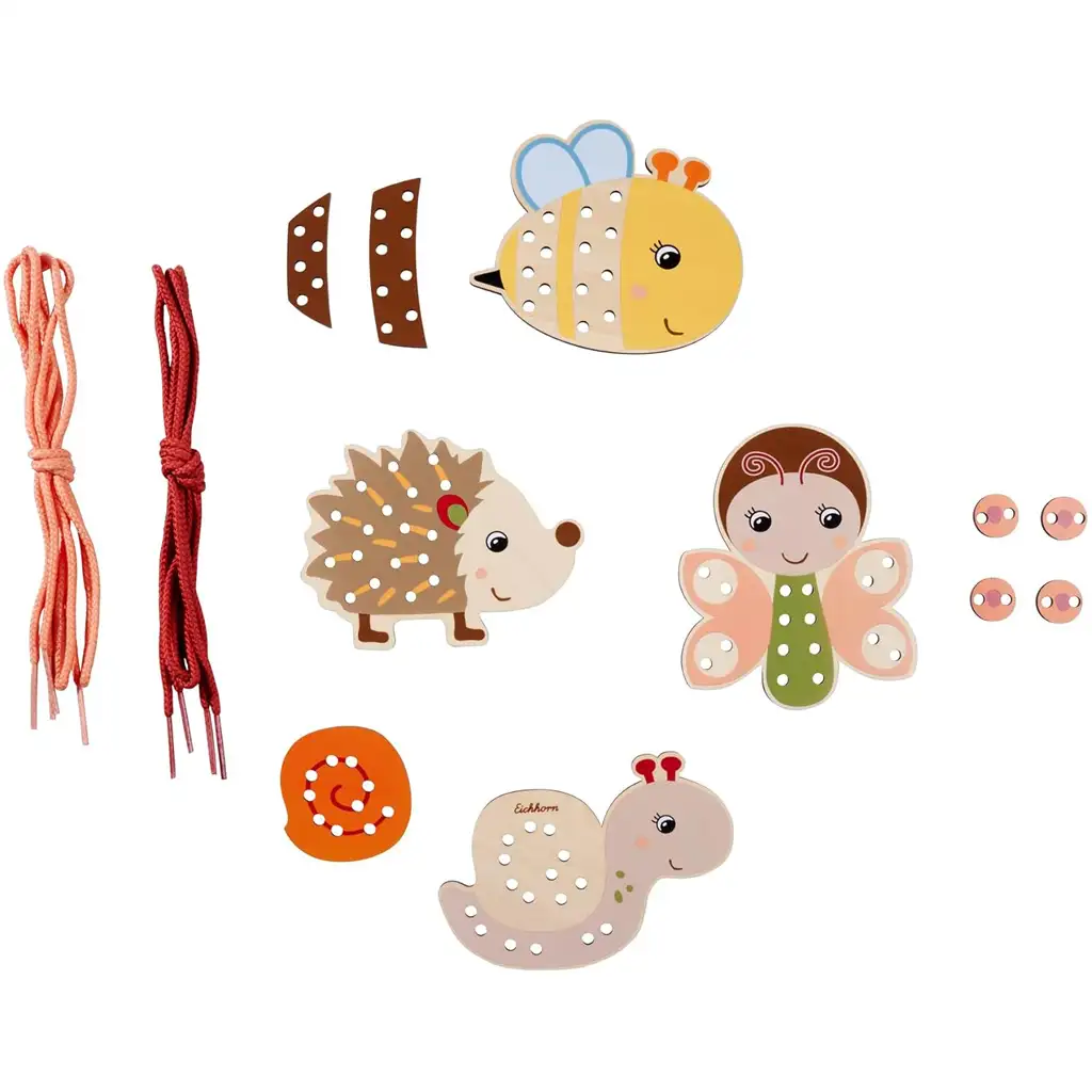 Eichhorn: Drevená hračka so zvieratkami na prevliekanie - Simba Toys kép 3