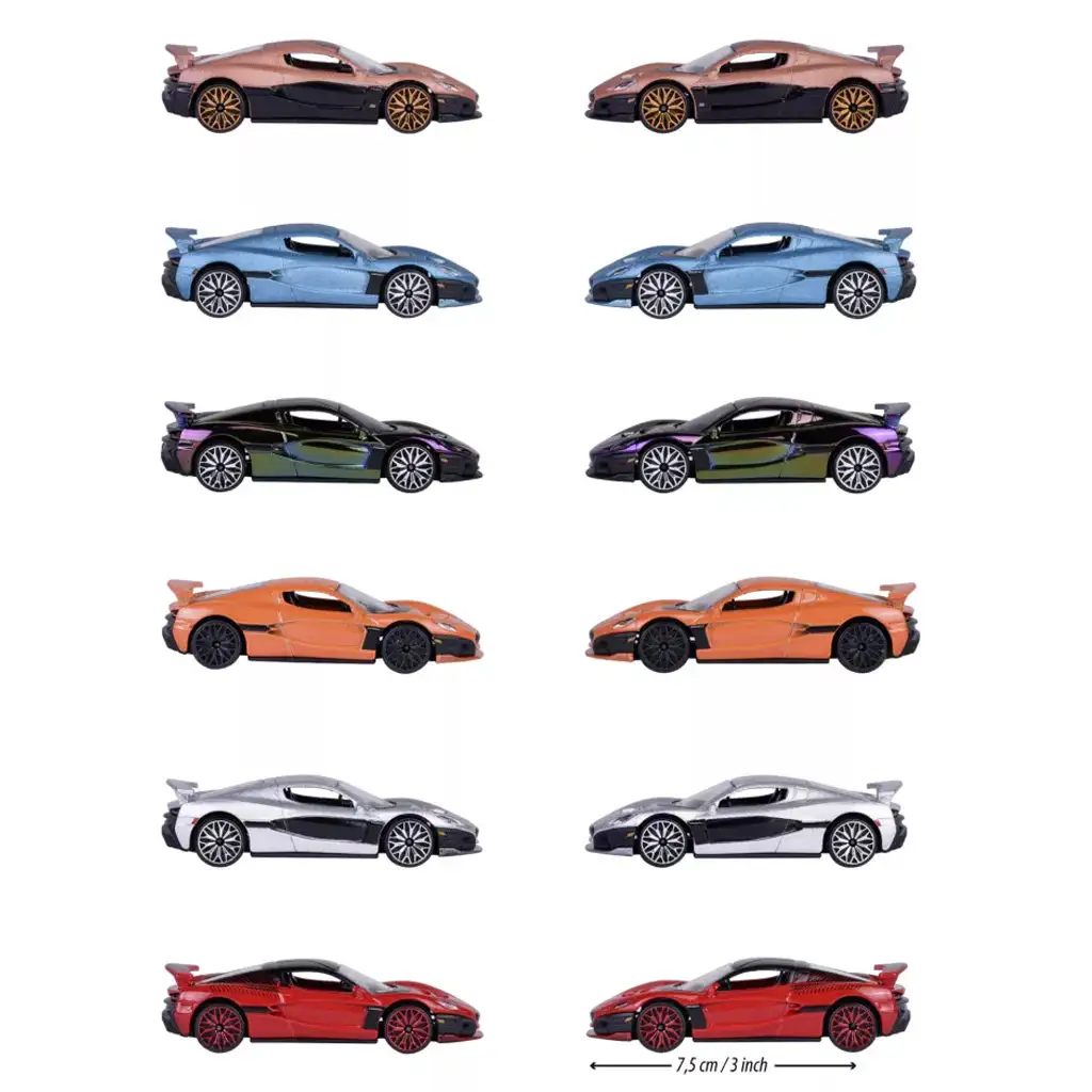 Majorette: Rimac Nevera Edition kovové automodely v rôznych verziách 1/64 1ks kép 4