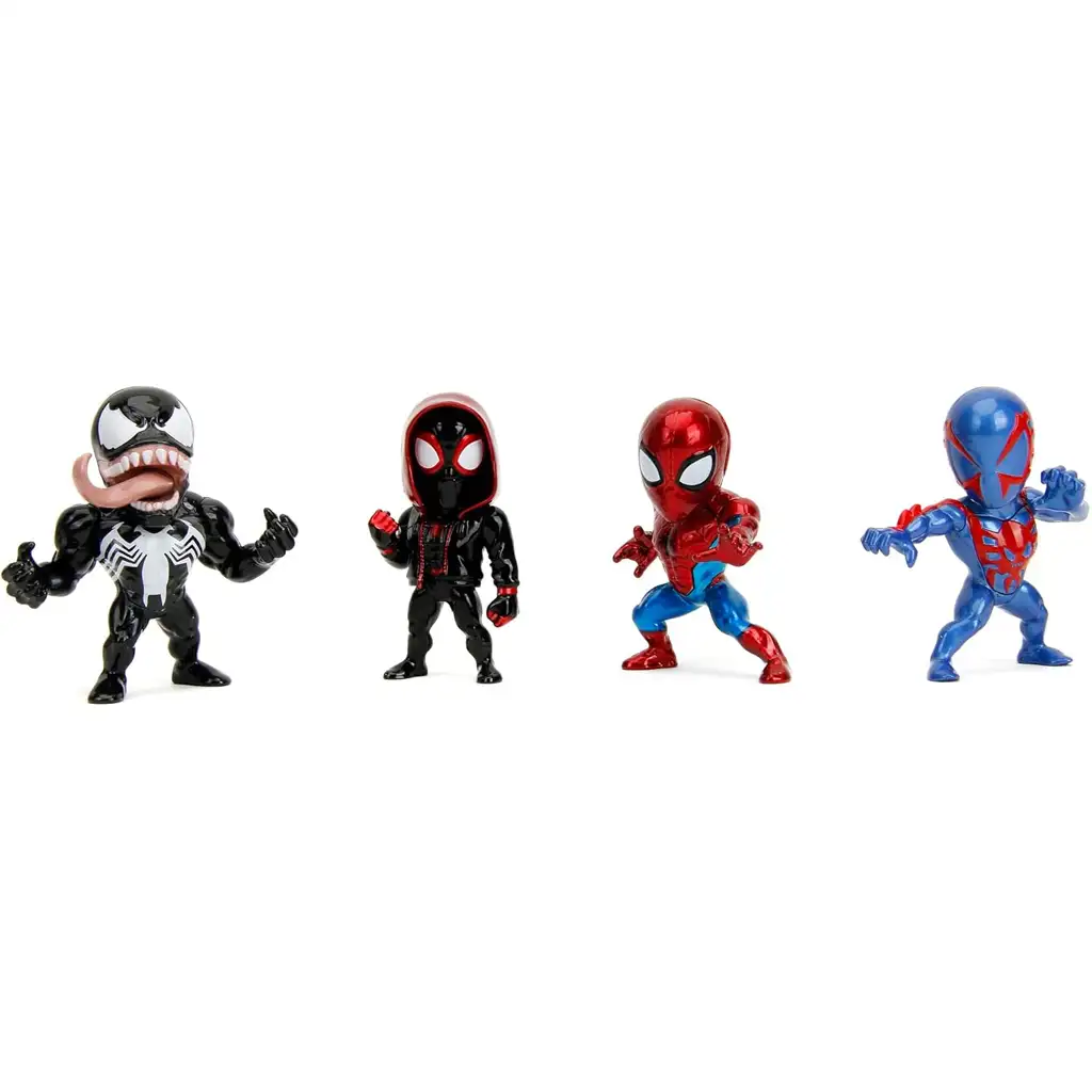 Marvel: Spider-Man Metalfigs 4-dielna kovová figúrka set 6,5 cm - Simba Toys kép 2